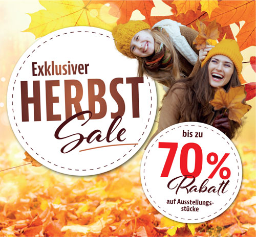 Exklusiver Herbst-Sale bei Möbel Hartwig: bis zu 70% Rabatt auf Ausstellungsstücke